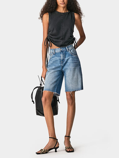 VIOLET Denim shorts - 3