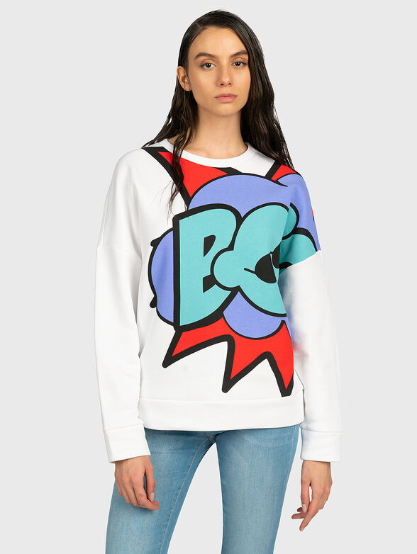 White sweatshirt - 1