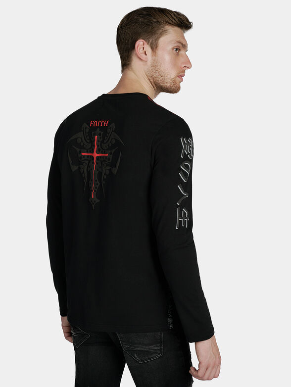 Blouse with prints and letterings - 2