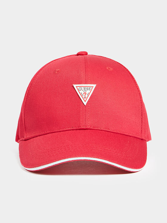 Червена шапка с лого - 1