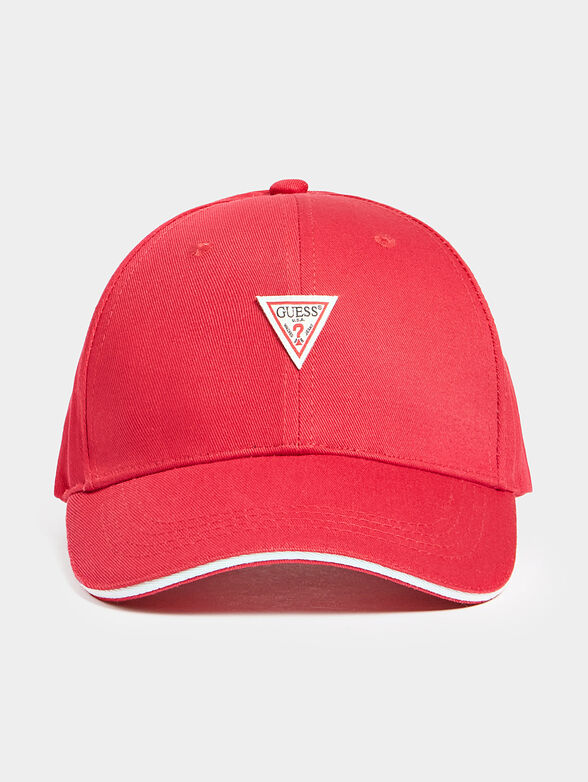 Black cap with triangle logo - 1