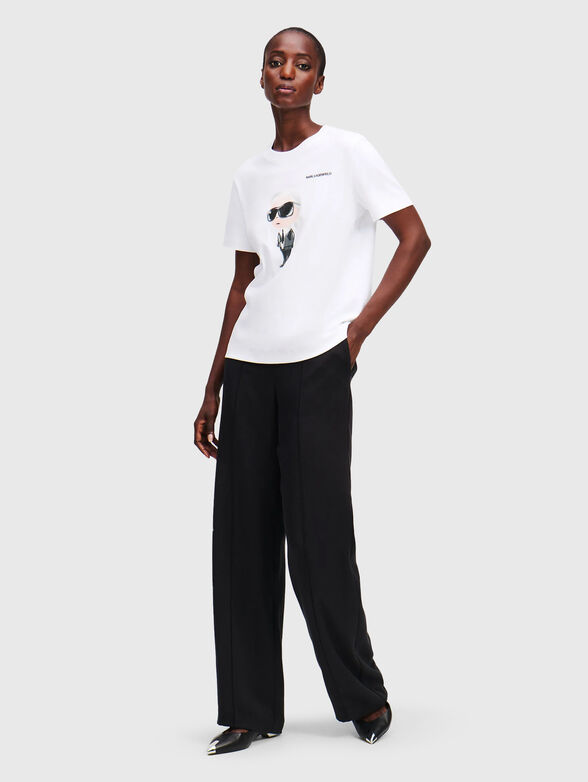 Cotton T-shirt with logo print - 2