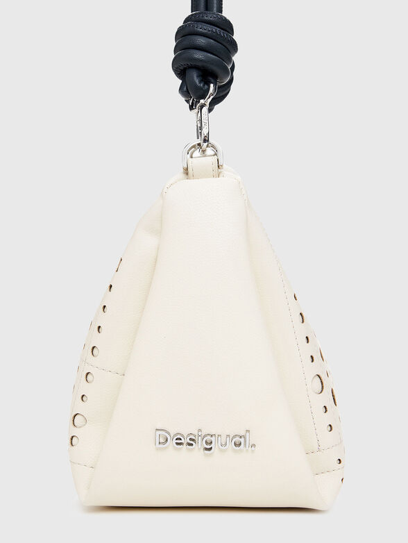 Bag with perforations and contrasting handle - 5