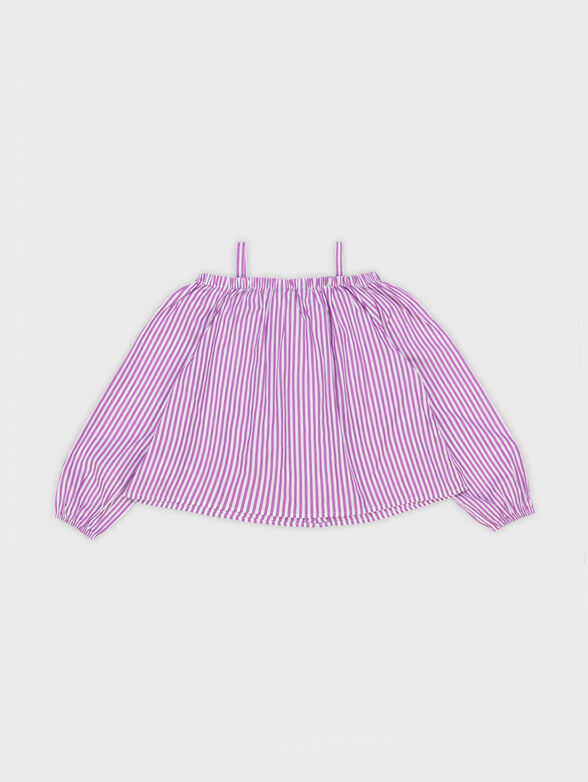 Cotton stripe shirt  - 2