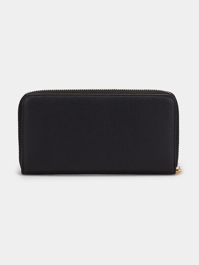 AMBER Black wallet with logo detail - 2