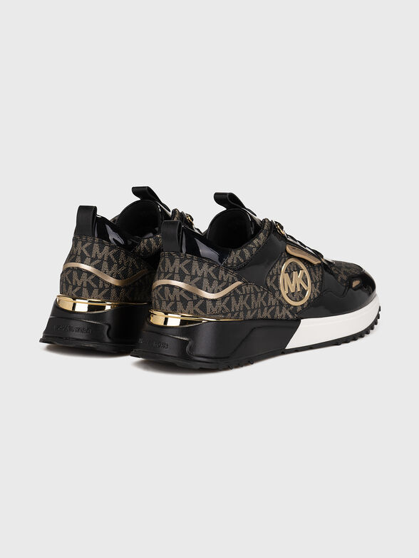 THEO sports shoes with monogram logo print - 3