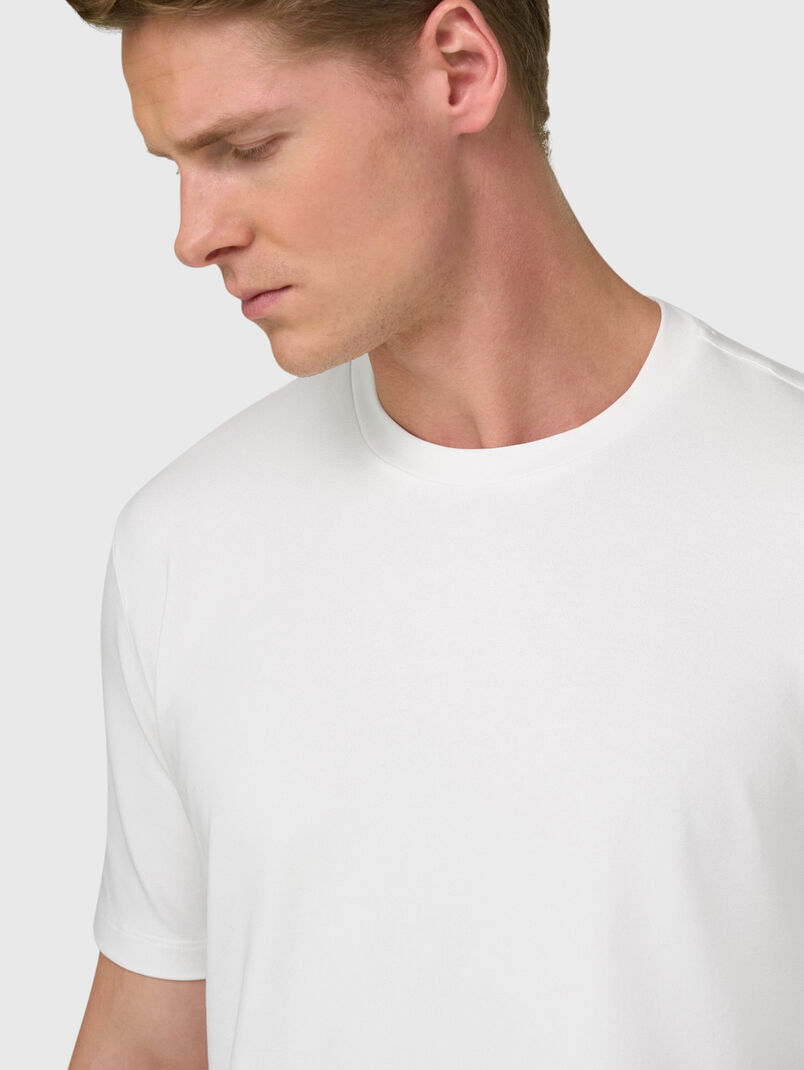 White t-shirt S CAFE - 3