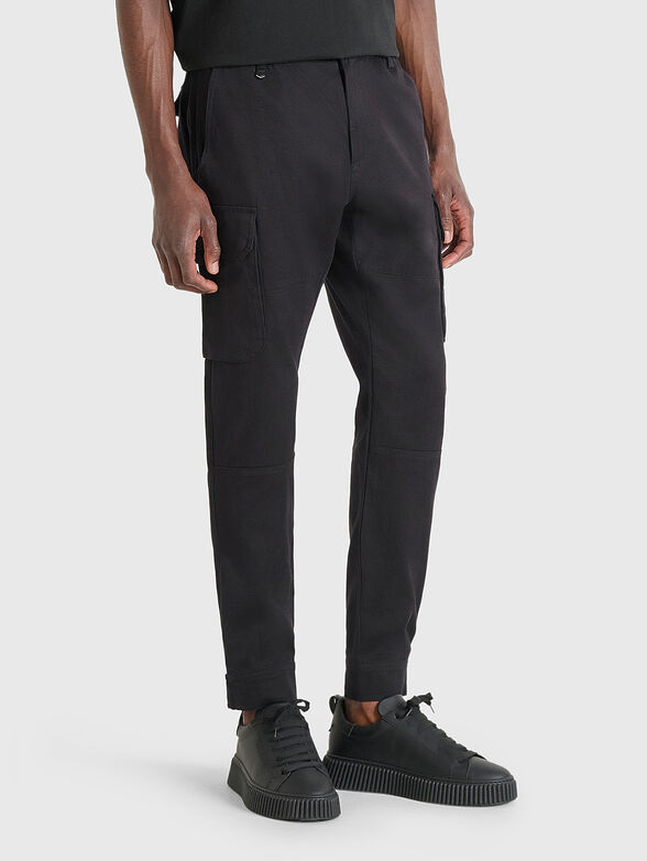 Cotton cargo trousers - 3