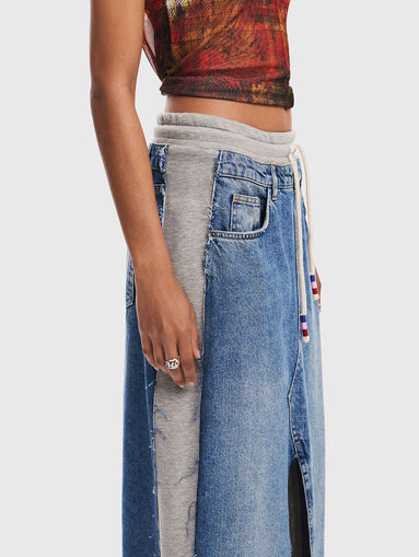 PEKIN denim maxi skirt  - 5