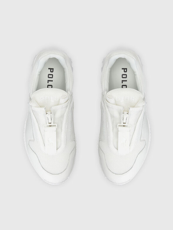 Sports shoes with zip and leather elements - 4