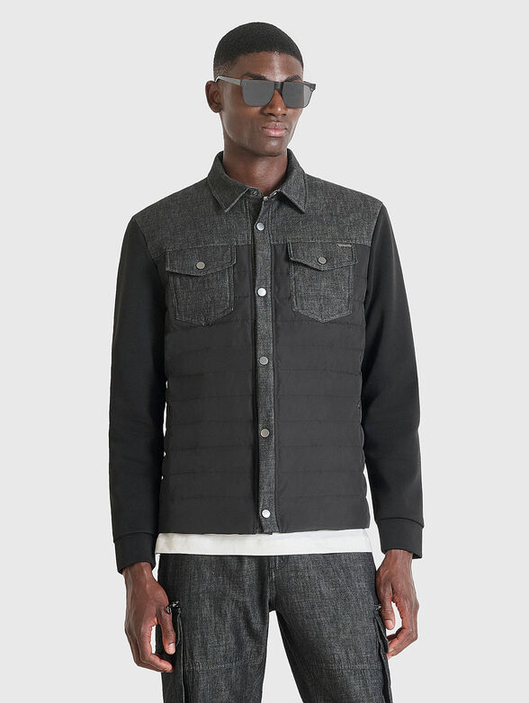 Slim jacket with classic collar - 1