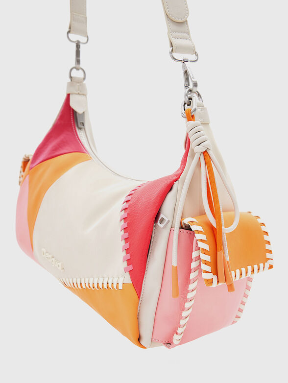 Hand bag with coloured elements - 3