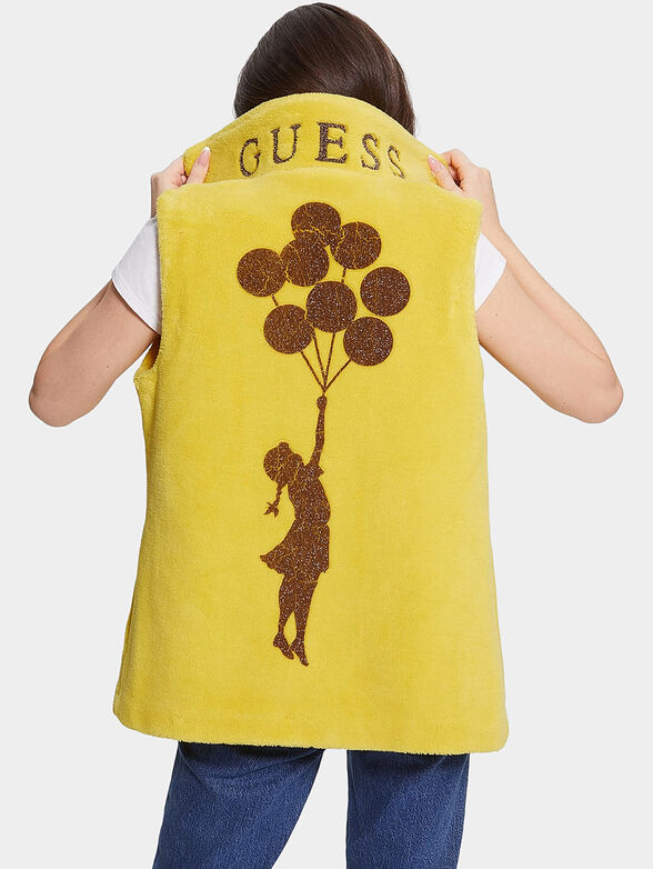 DELIA faux feather vest  - 2