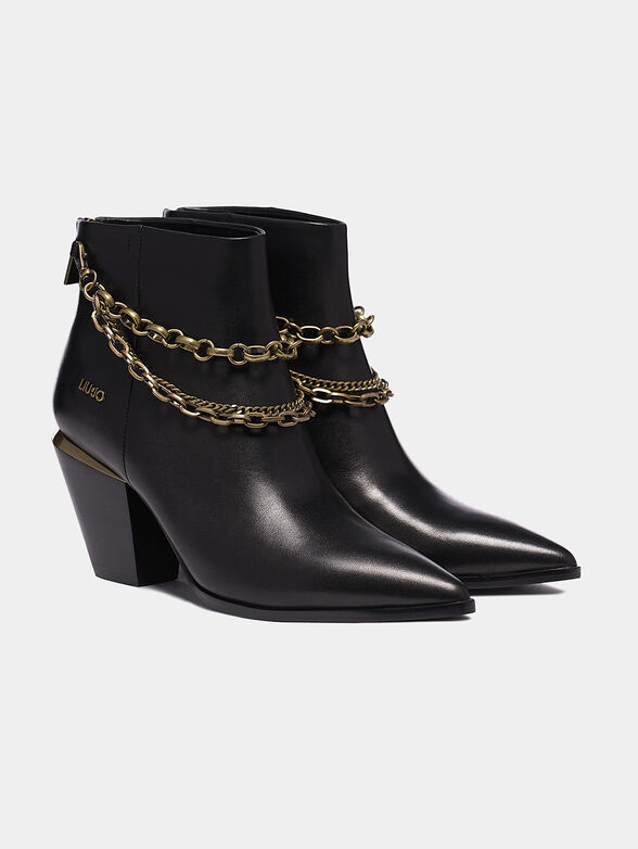JADE Genuine leather ankle boots - 2