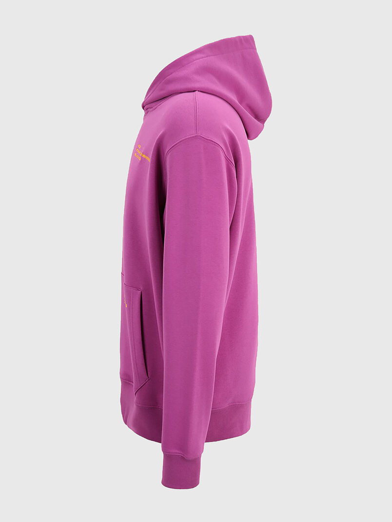 Sweatshirt with hood and print - 2