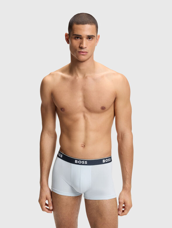 Set of three pairs of boxer shorts with a logo - 2
