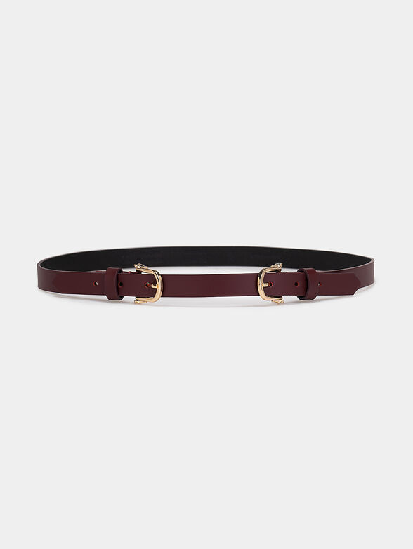 Black belt with double buckle - 2