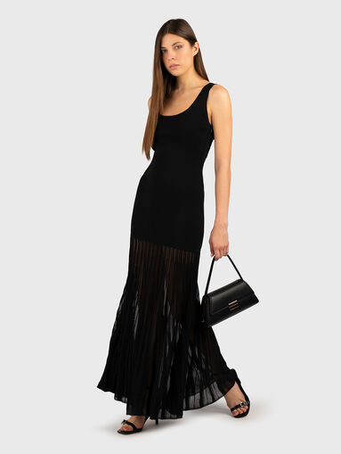 Maxi dress with sheer effect - 5