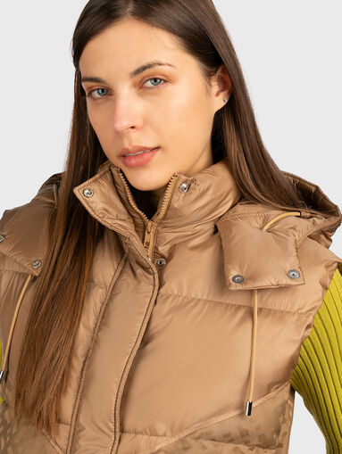 POLLIMO monogrammed print vest - 5