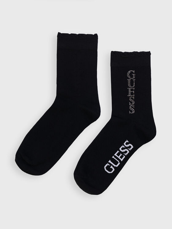Чорапи с лого надписи - 1