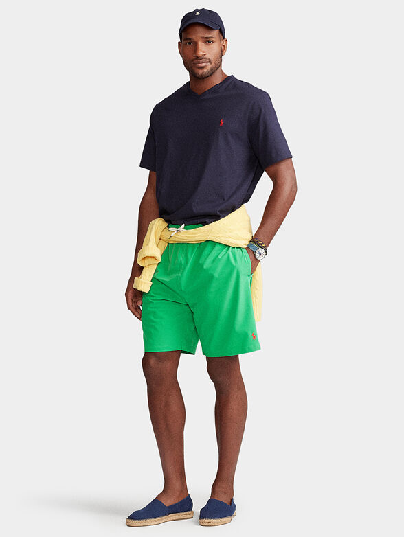 Green beach shorts - 4