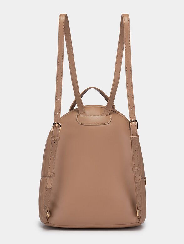 Backpack with quilted effect and metal logo detail - 2