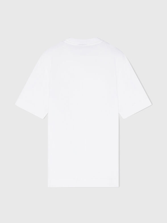 Cotton T-shirt with a round neckline - 3