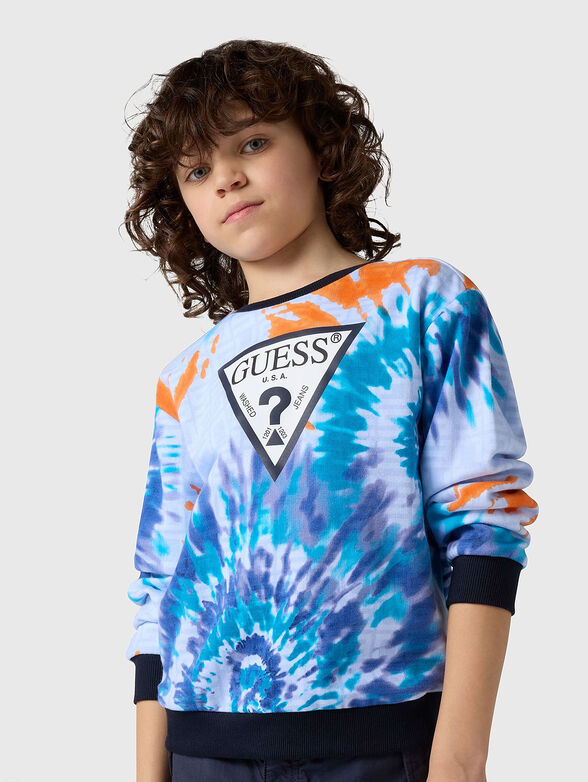 Sweatshirt with abstract print - 2