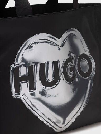 BECKY bag with logo print  - 4