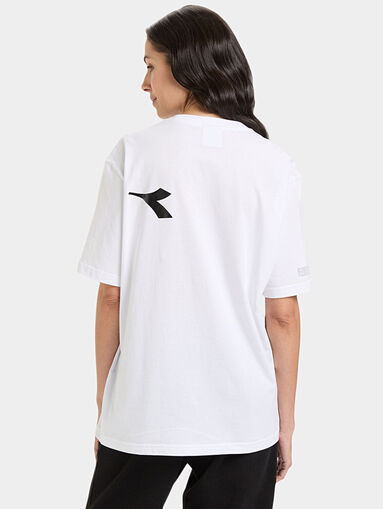 MANIFESTO black unisex T-shirt with logo print - 3