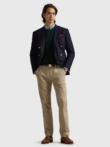 Straight trousers in beige colour - 5