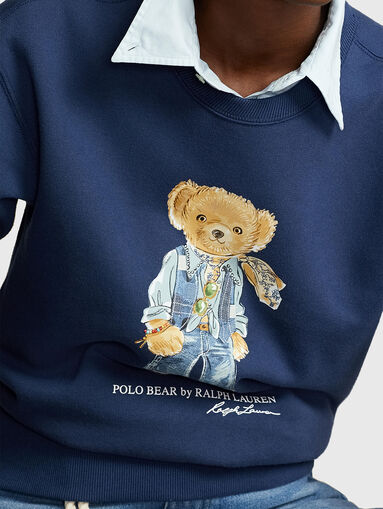 Polo Bear print sweatshirt - 4