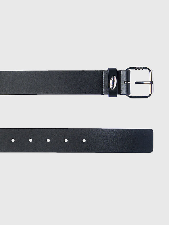 Leather belt with logo detail - 2