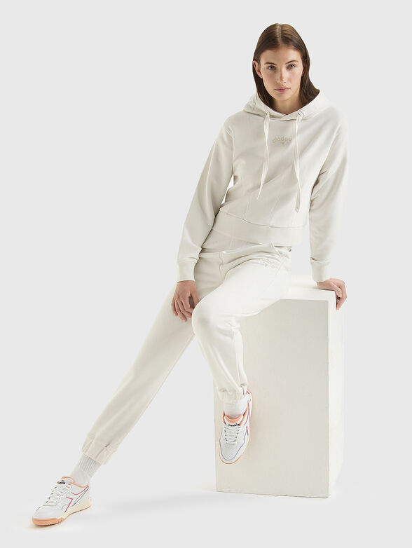 Black sweatshirt with logo detail - 4