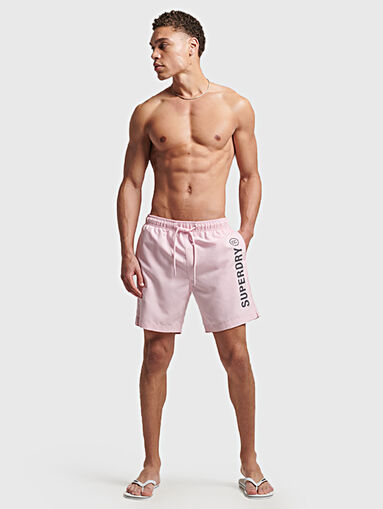 CORE SPORT beach shorts with logo accent - 5