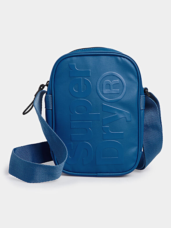 Crossbody bag with embossed logo accent - 1