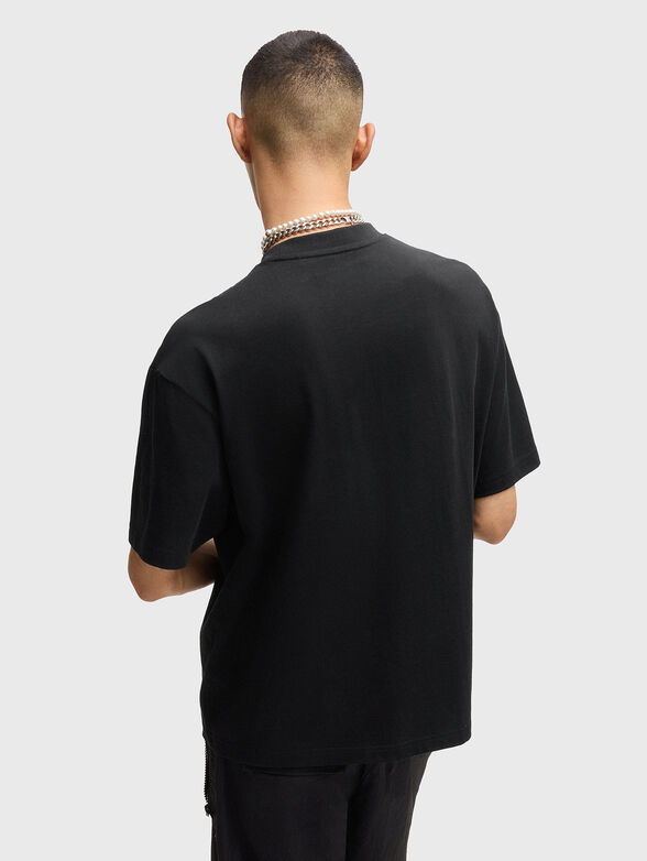 T-shirt with accent zip - 3
