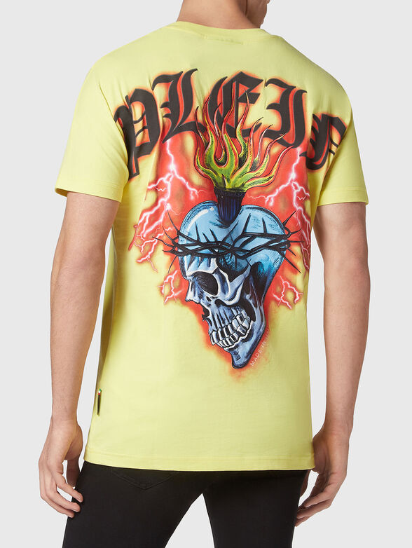 Cotton T-shirt with accent print - 2