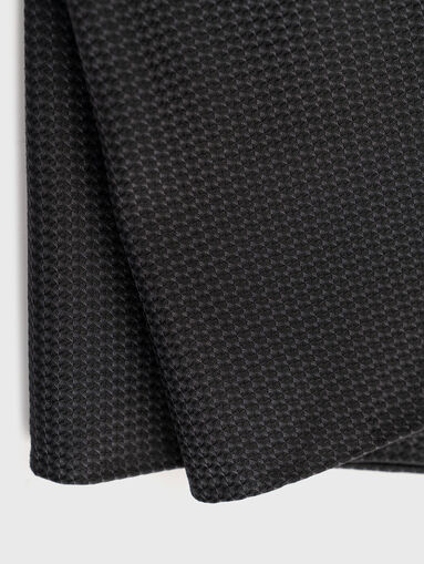 Silk blend bow tie and handkerchief set - 3