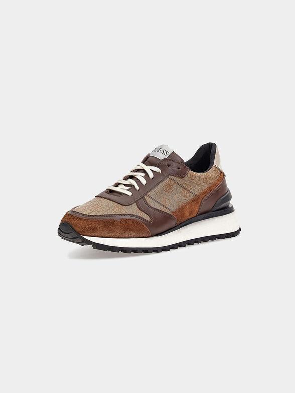 VARESE sports shoes in brown color - 1
