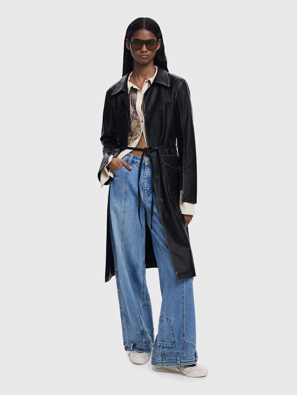 LILLY coat made of eco leather  - 2