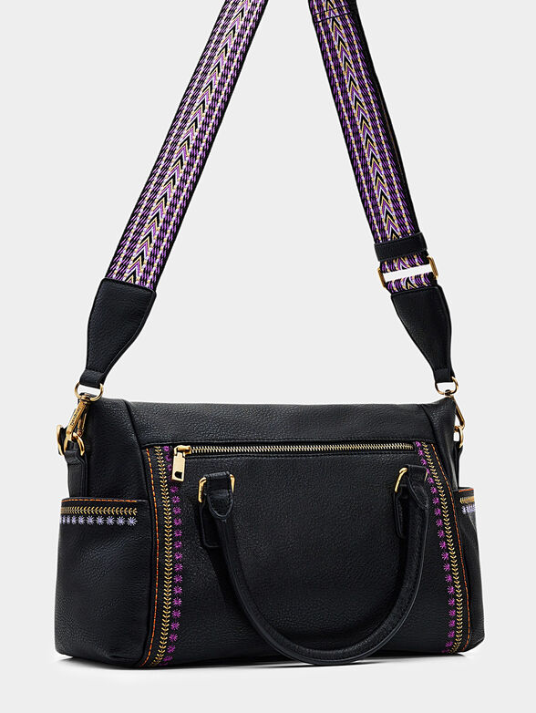 LOVERTY 2.0 black bag with multicolor embroidery - 2