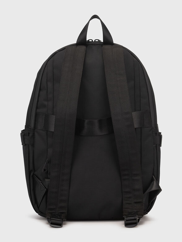 Black backpack with zip  - 2