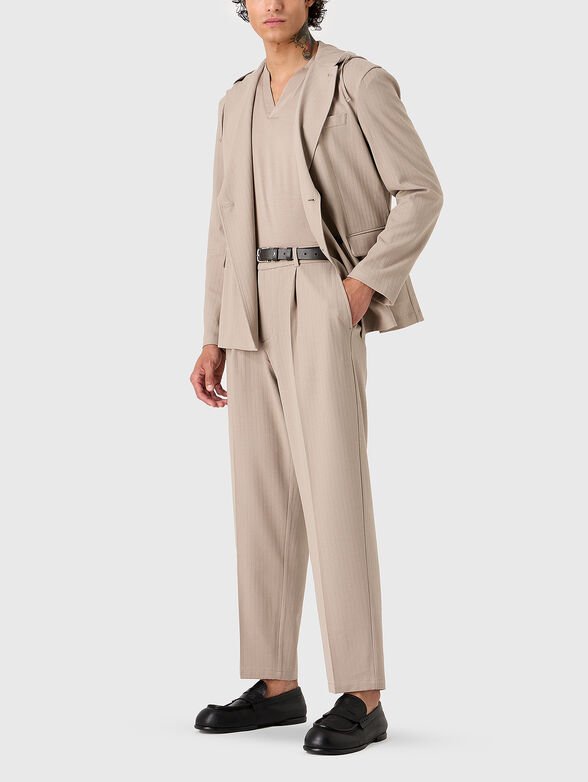 Beige trousers with an edge - 4
