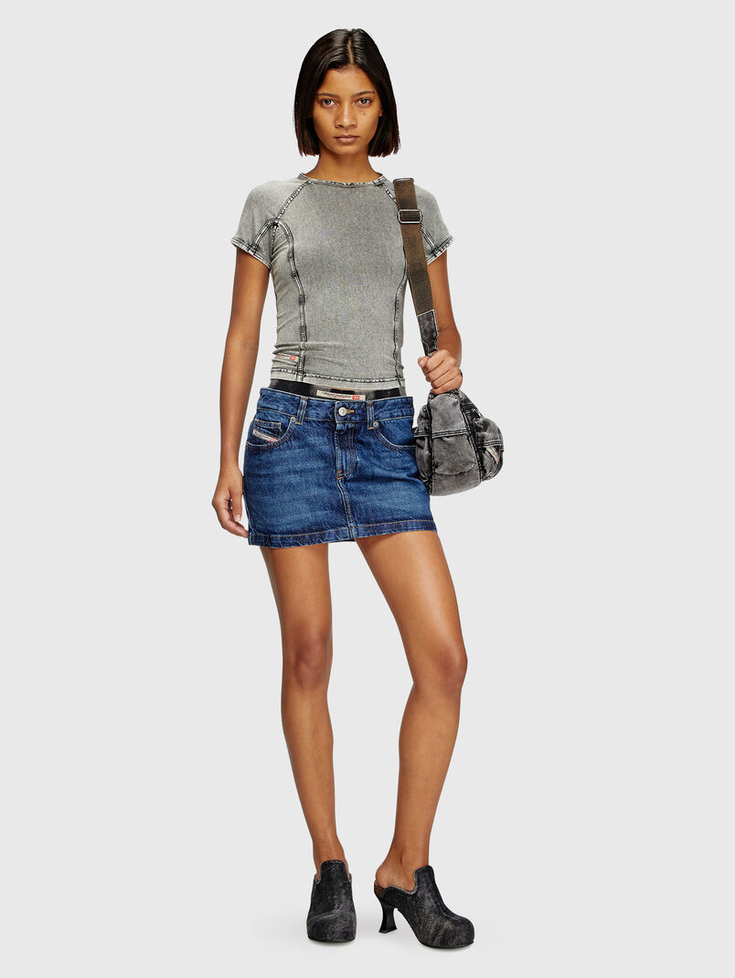 DE-RON mini denim skirt - 3