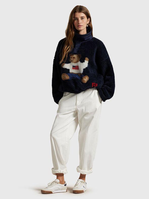 Polo Bear high-pile fleece mockneck - 2