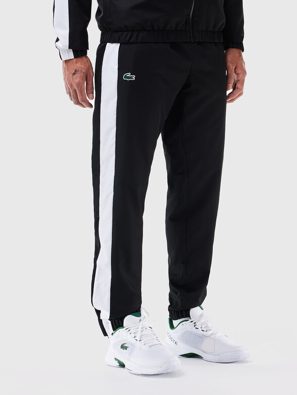 Tennis tracksuit with contrasting edges and logo prin - 5