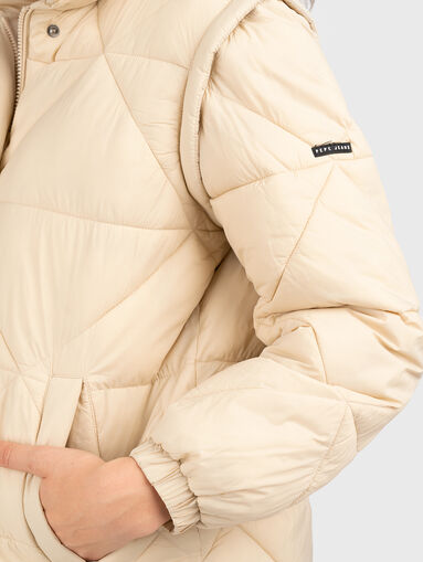 Jacket with quilted effect  - 4