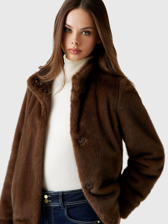 LUNA jacket in soft texture - 4