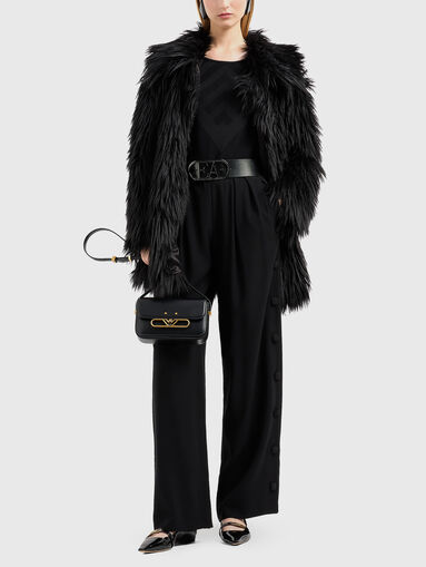 Trousers with high waist and buttons - 4